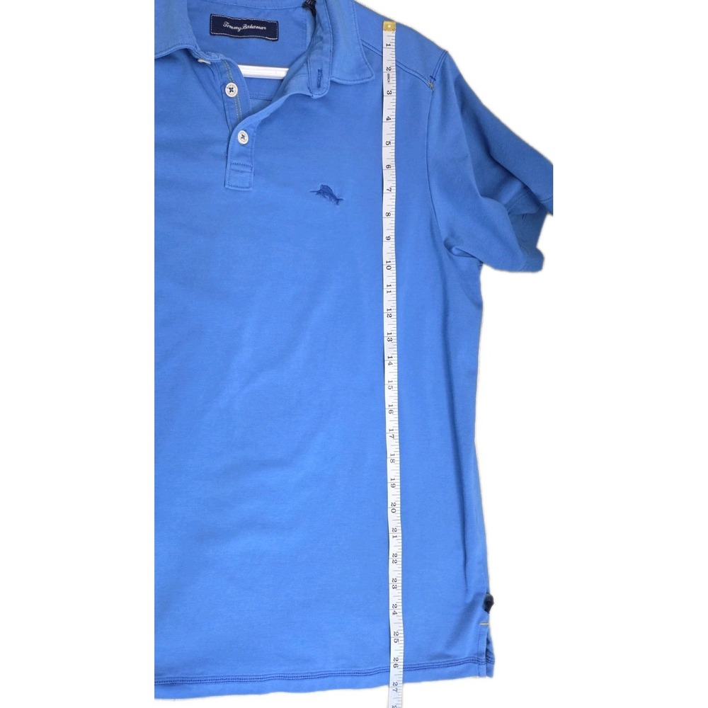 Tommy Bahama Men's Short Sleeve Polo Shirt Regular Fit, Blue Size Small - Picture 7 of 8